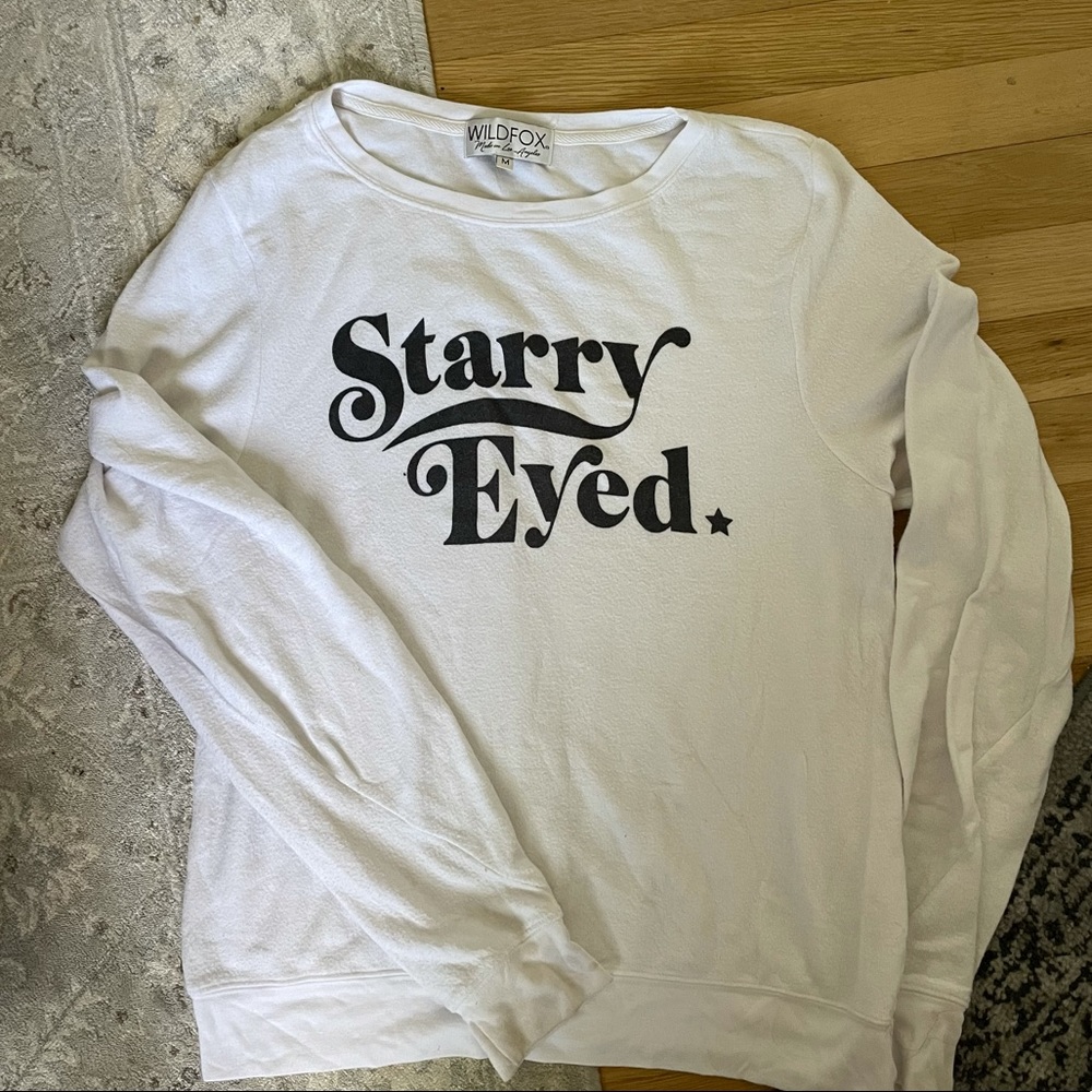 Wildfox “Starry Eyed” baggy sweatshirt